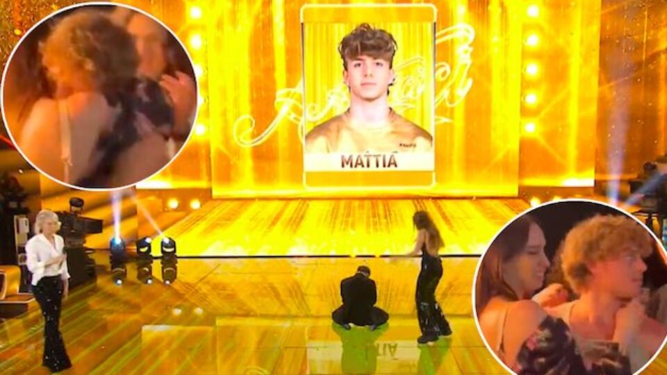 Amici Umberto e Francesca in lacrime dopo la vittoria di Mattia