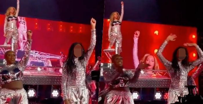 Beyoncé, sua figlia Blue Ivy si esibisce con lei sul palco Beyoncé, sua figlia Blue Ivy si esibisce con lei sul palco