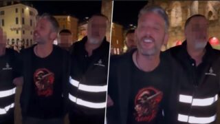 Edoardo Tavassi finge di rubare una borsa e l'arresto: il video virale