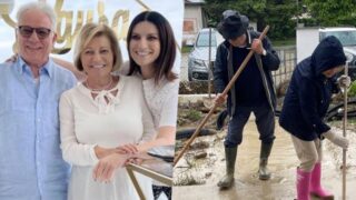 Laura Pausini, i genitori puliscono il suo fanclub dopo l'alluvione