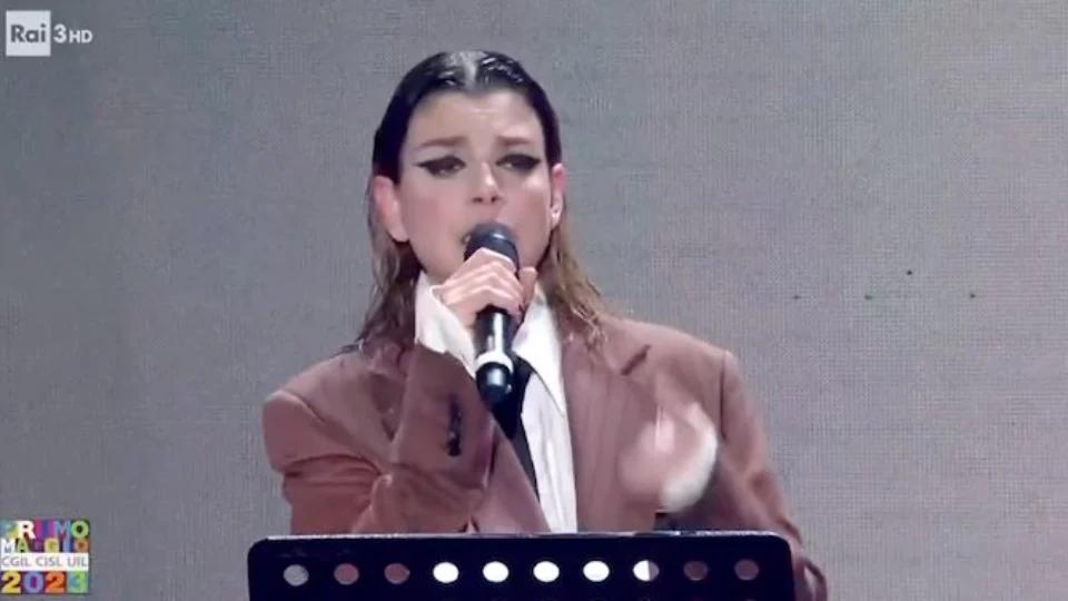 Emma, la dedica al padre Rosario al concerto del Primo Maggio