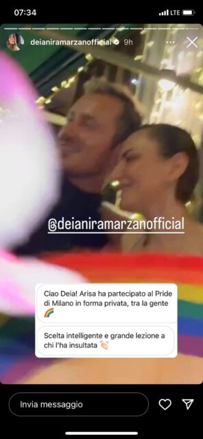 Arisa ha preso parte al Pride di Milano 