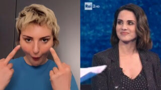 Arisa si scaglia contro Paola Iezzi e le mostra il dito medio - VIDEO