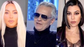 Kim e Kourtney Kardashian litigano per colpa di Andrea Bocelli