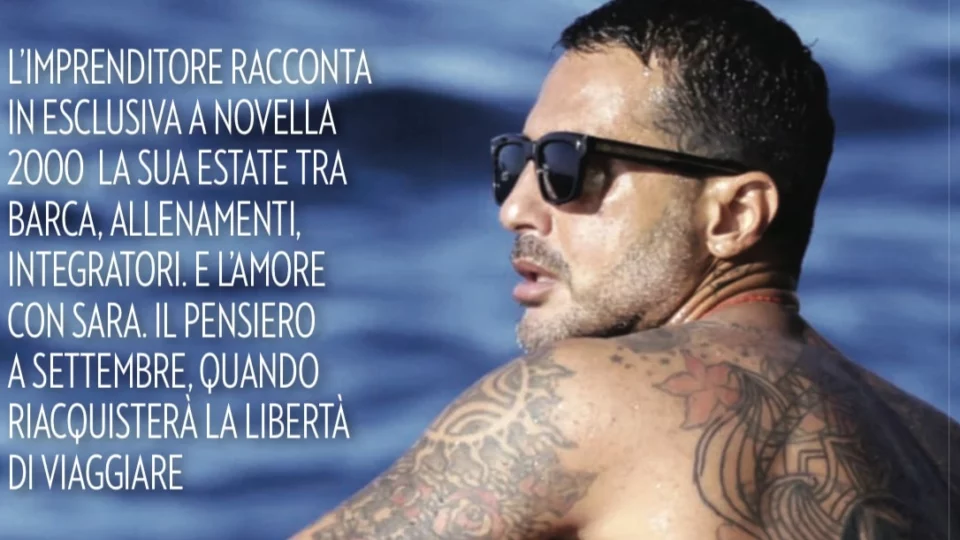 Fabrizio Corona intervista Novella 2000 n. 31 2023