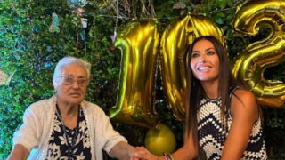 Elisabetta Gregoraci, la nonna compie 102 anni: il tenero post
