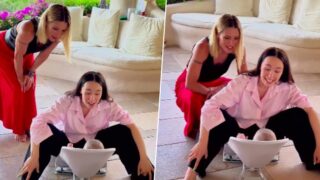 Michelle Hunziker e Aurora Ramazzotti cantano insieme per il piccolo Cesare: il video emoziona il web