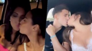 Perla Vatiero e Francesca imitano il video in auto di Mirko e Greta
