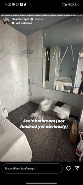 Il bagno di Leone nella casa nuova