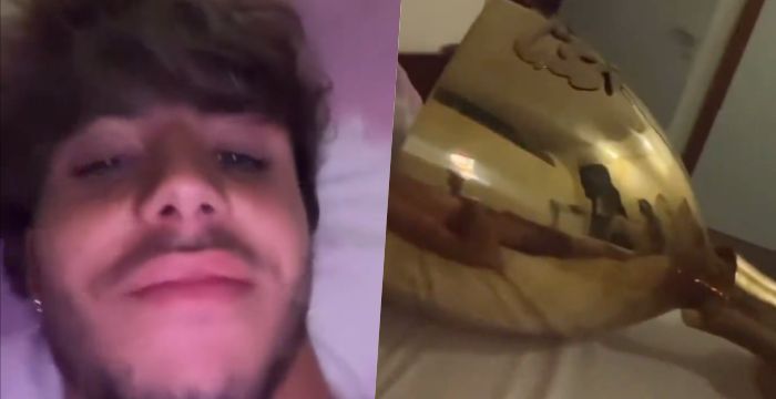 Mattia Zenzola, l’ultima notte con la coppa di Amici Mattia Zenzola, l’ultima notte con la coppa di Amici