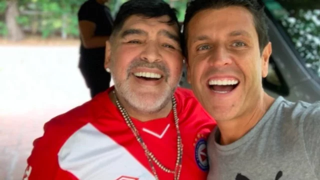 Diego Armando Maradona e Stefano Ceci