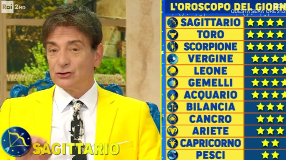oroscopo paolo fox 3 ottobre 2023