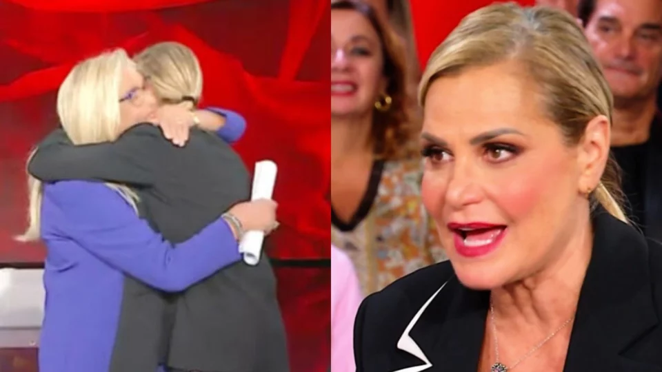 simona ventura abbraccio mara venier commento