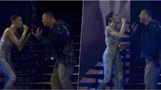 Elodie porta sul palco di Napoli Gigi D’Alessio: duetto su Una magica storia d'amore