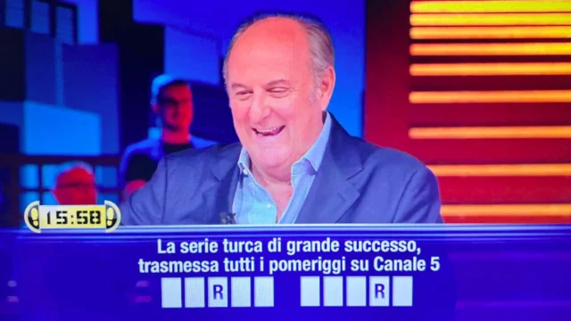 Gerry Scotti, che stoccata a Terra Amara: