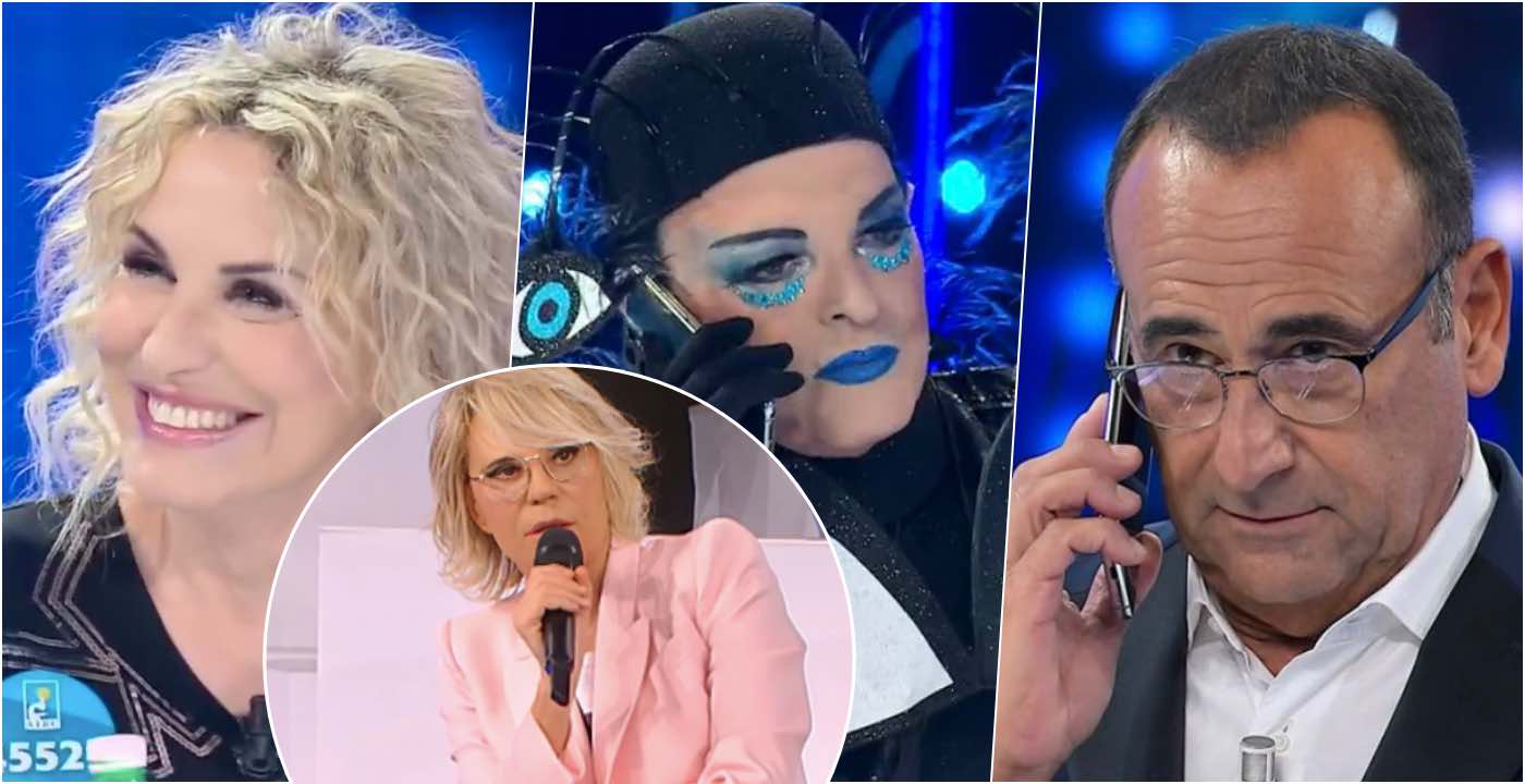 Maria De Filippi, chiamata (a sorpresa) in diretta a Tale e Quale Maria De Filippi, chiamata (a sorpresa) in diretta a Tale e Quale