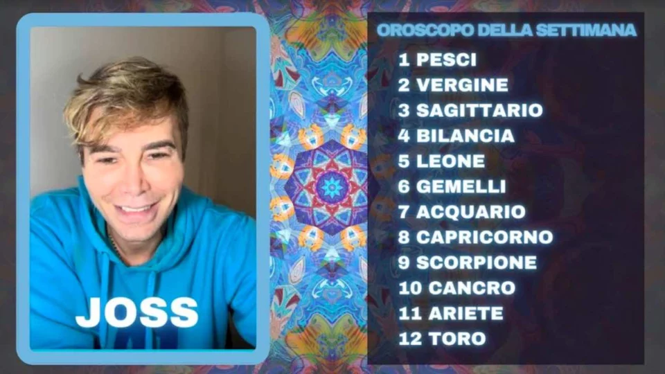 Oroscopo di Joss dal 20 al 26 novembre: le previsioni della settimana