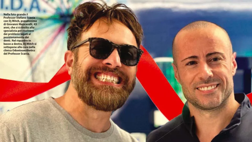 Professor Scavia per DJ Mitch, un sorriso che è Natale