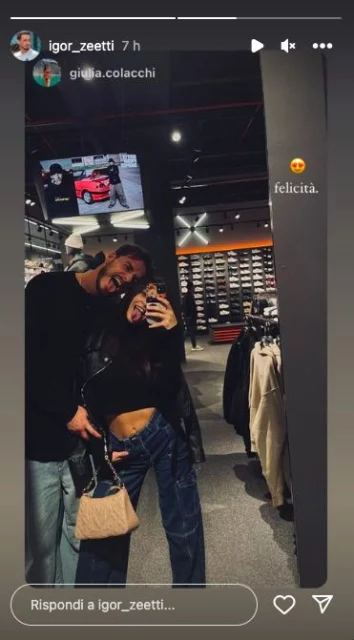 Storia Instagram di Igor Zeetti, ex di Perla Vatiero