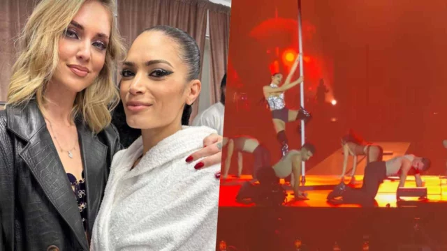 Chiara Ferragni tra il pubblico del concerto di Elodie al Forum