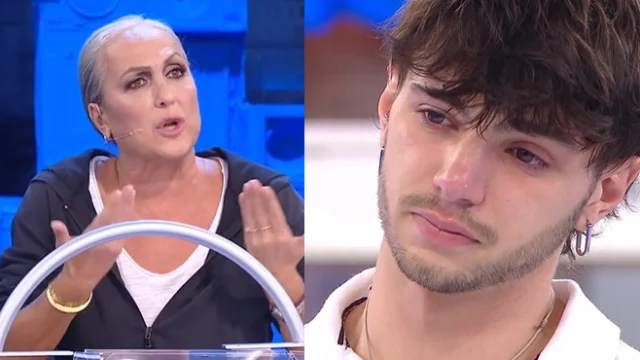 Nicholas in lacrime dopo che la Celentano critica l'esibizione