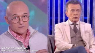 alfonso signorini replica attacchi pupo gf vip