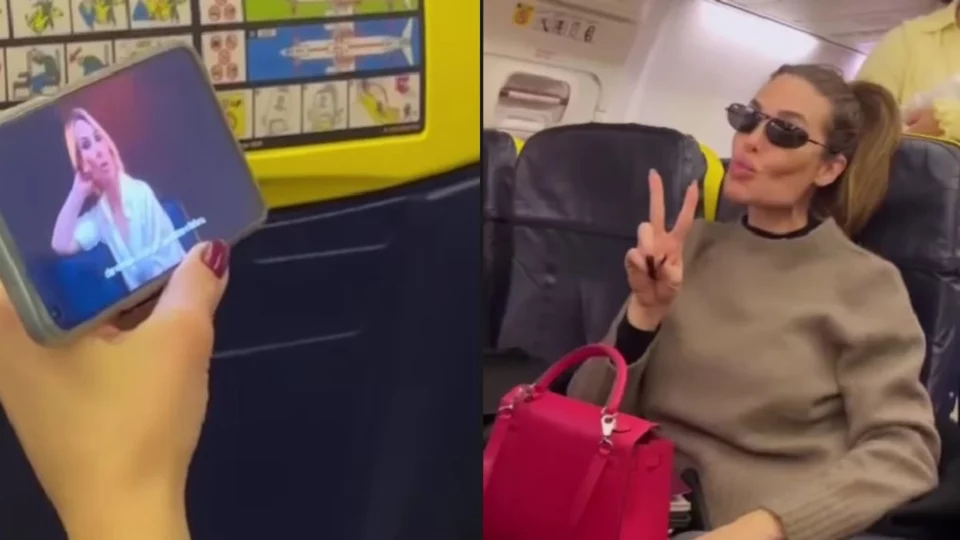 ilary blasi fan unica aereo