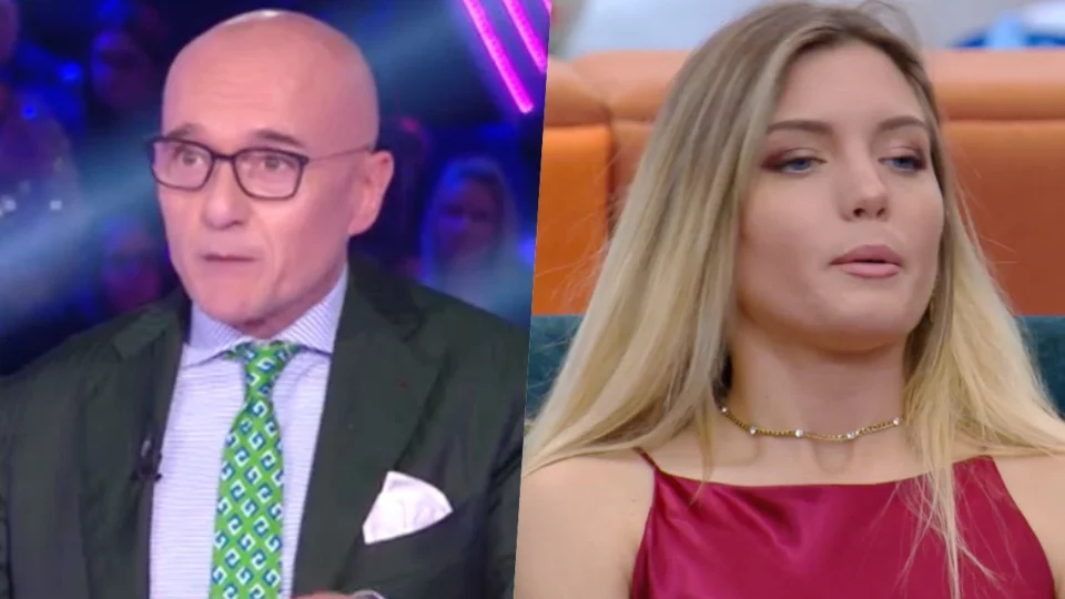 Alfonso Signorini bacchetta Anita Olivieri in diretta
