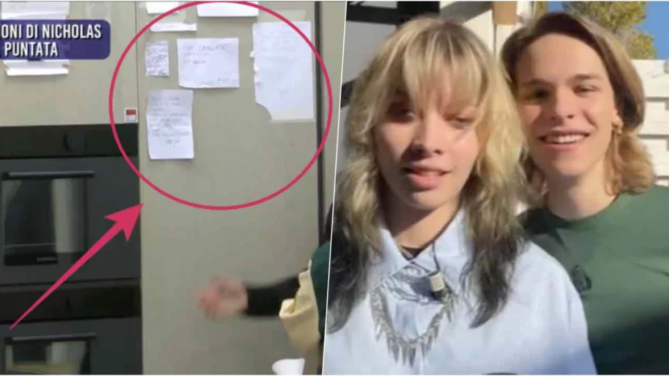 Amici 23, i fan notano gli ultimi biglietti di Mew e Matthew sul frigorifero e provano a decifrarli (FOTO)