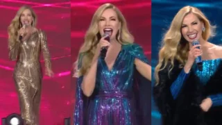 Federica Panicucci capodanno in musica outfit