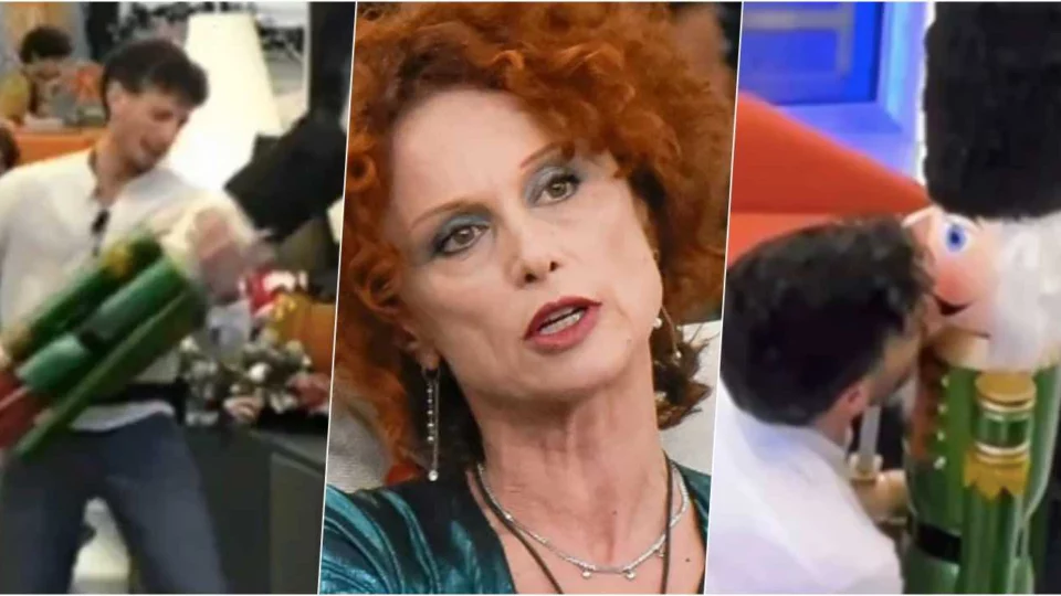 Garibaldi scatenato dopo l’uscita di Beatrice, balla e “limona” uno schiacchianoci