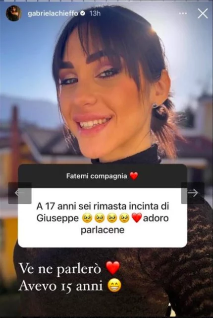 Le parole di Gabriela Chieffo di Temptation Island