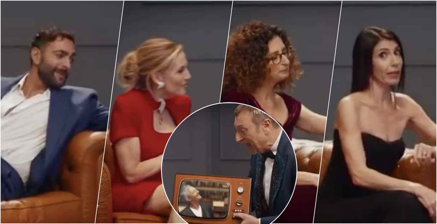 Sanremo 2024, il primo spot con Amadeus e tutti i co-conduttori