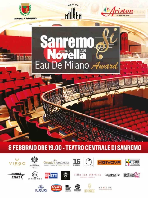 Sanremo SiÌ con Novella 2000 â locandina ufficiale
