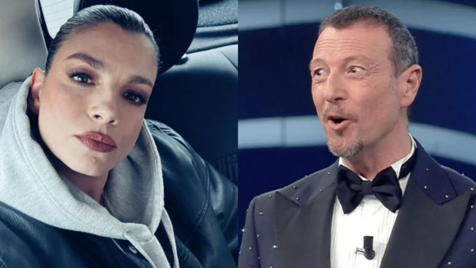 emma marrone santino amadeus sanremo 2024
