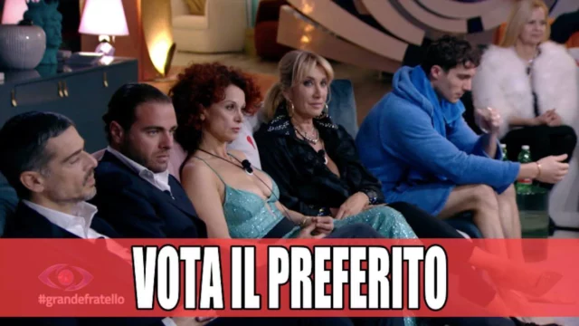 Grande Fratello, vota il preferito della venticinquesima settimana