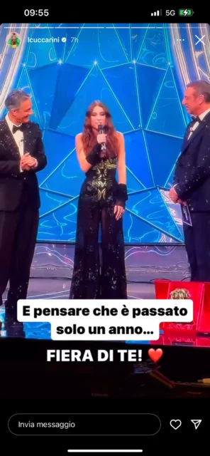 La reazione di Lorella Cuccarini alla vittoria di Angelina Mango a Sanremo 2024