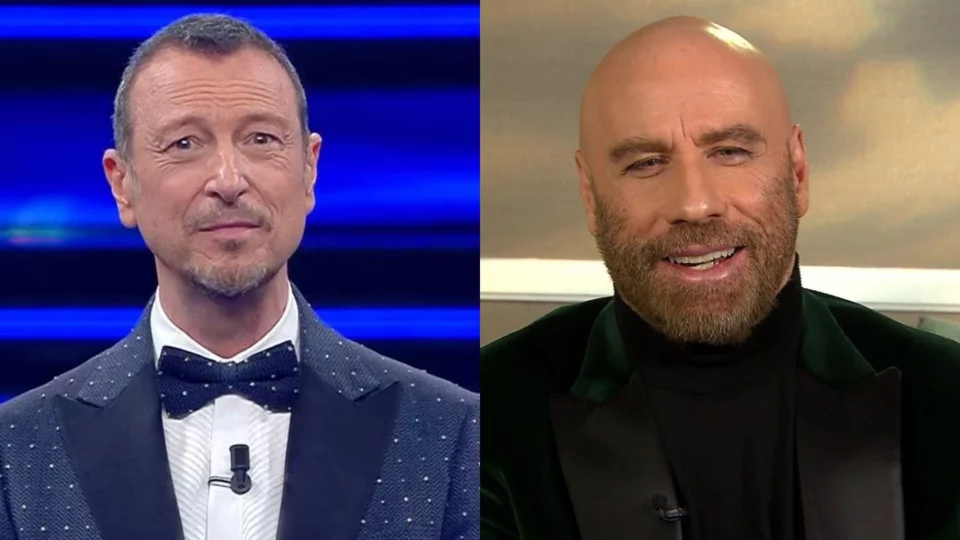 sanremo 2024 john travolta ospite internazionale