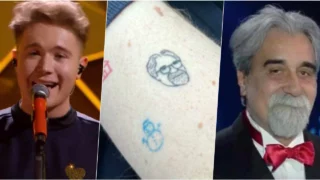 Alfa mantiene la promessa e si tatua il volto di Beppe Vessicchio: la reazione