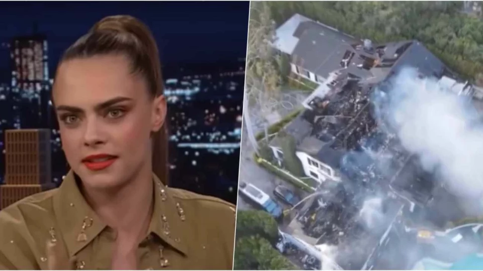 Cara Delevingne, un incendio ha distrutto la sua villa