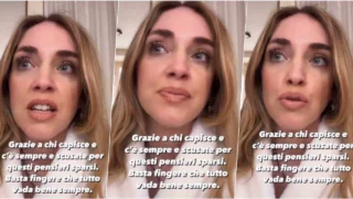 Chiara Ferragni in lacrime: 