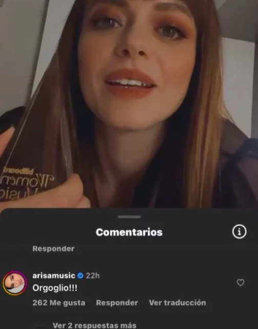 Il commento di Arisa per Annalisa