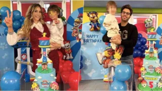 Paola Caruso festeggia i 5 anni del figlio Michelino: presente anche il padre del bambino