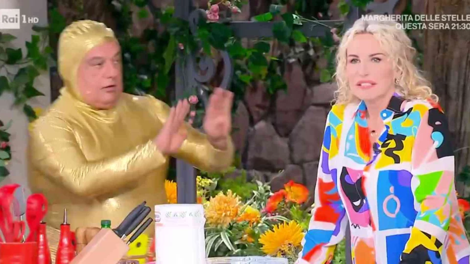 È sempre mezzogiorno, Alfio balla sulle note di Tuta Gold