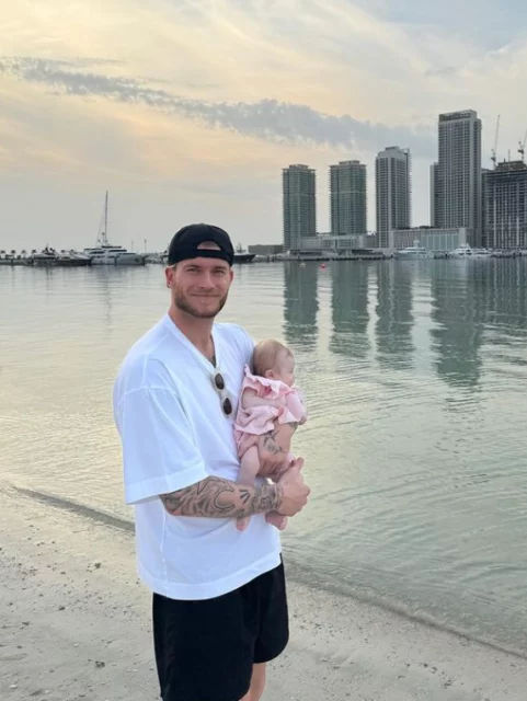 Festa del PapÃ  2024: Loris Karius con la figlia Aria