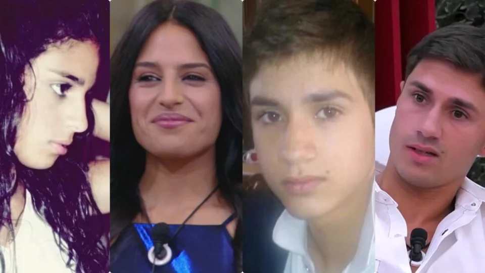 Perla BVatiero e Mirko Brunetti quando erano adolescenti