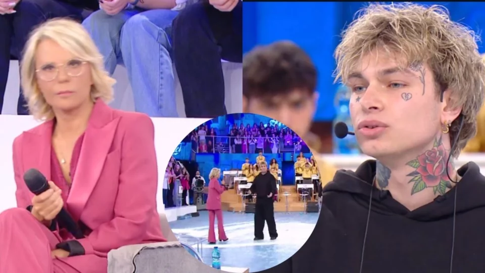 maria de filippi criticata non abbracciato ayle maglia d'oro amici 23