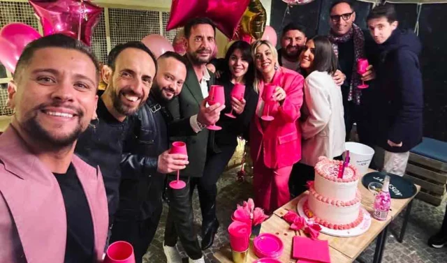 da sx il cantante Rico Femiano,Enzo Paudice, Antonio Raio, Pasquale Pennarelli, Ersilia Petito,Barbara Carere , Francesco DâAngelo, Federica De Luca, Giuseppe Della Corte e Matteo Cupellaro