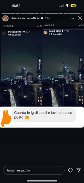 Soleil Sorge ha un flirt con Cristiano Iovino?