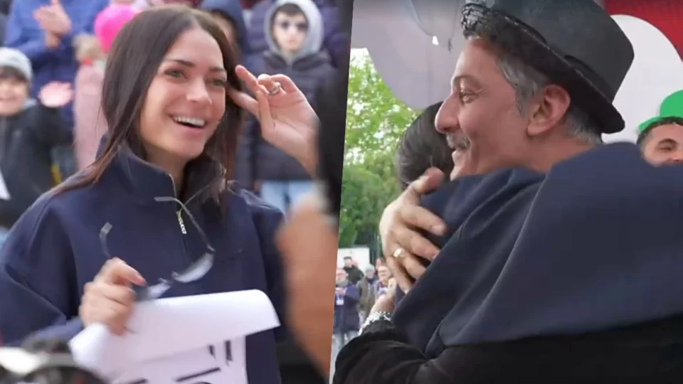 Elodie si nasconde tra il pubblico di VivaRai2: la sorpresa a Fiorello